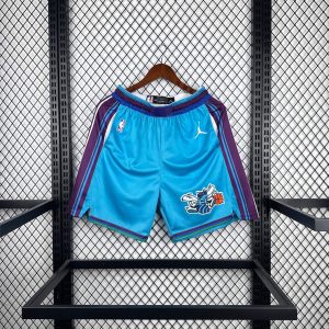 2024 Season Charlotte Hornets Retro Basketball Shorts - Image 1