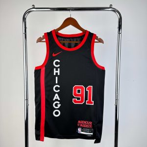 2024 Season Chicago Bulls City Edition #91 Dennis Rodman Jersey - Image 1