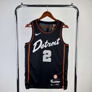 2024 Season Detroit Pistons City Edition #2 Cade Cunningham Jersey - Image 1