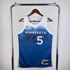 2024 Season Minnesota Timberwolves City Edition #5 Anthony Edwards Jersey - Image 1
