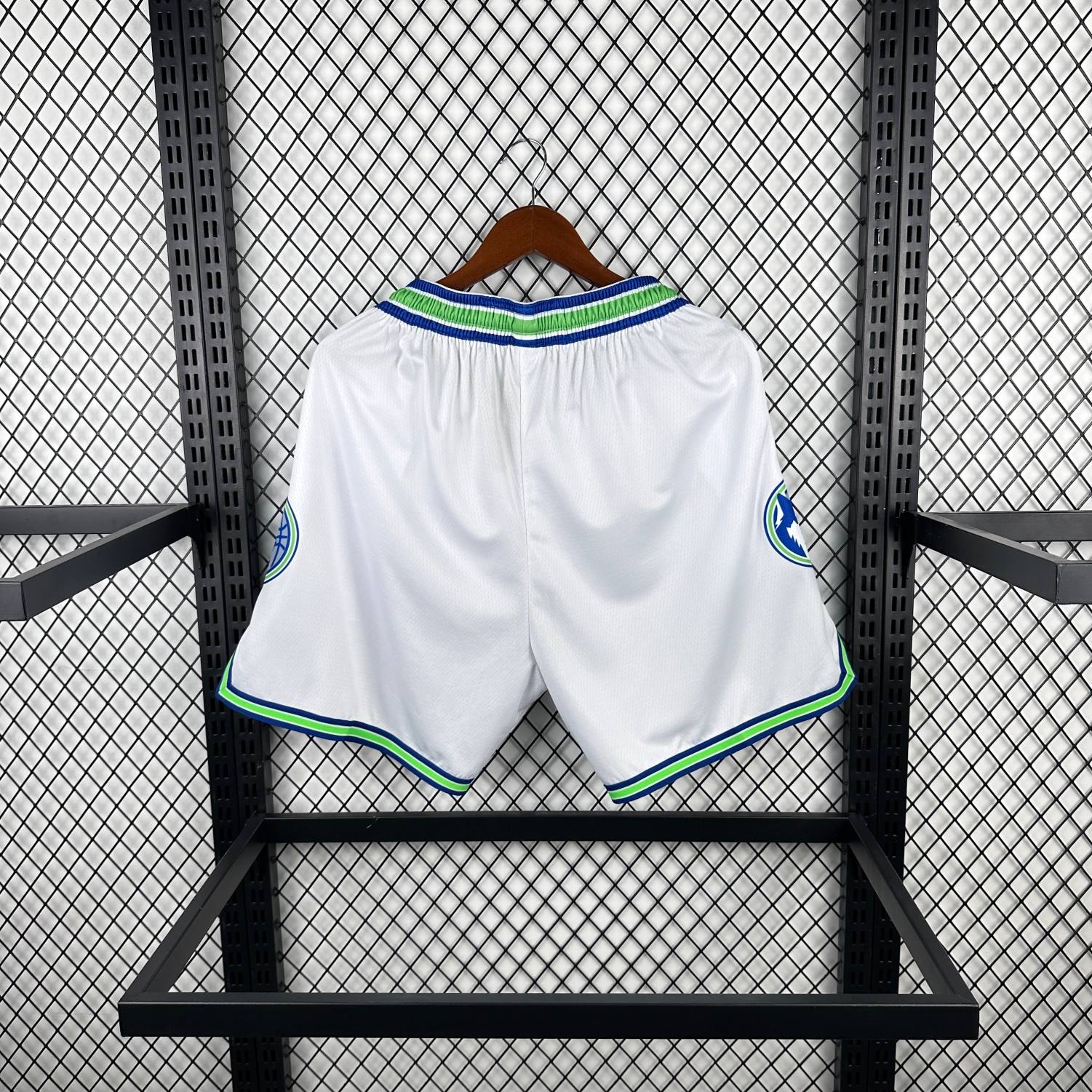 2024 season minnesota timberwolves retro basketball shorts image 2 2024 Season Minnesota Timberwolves Retro Basketball Shorts - Image 2