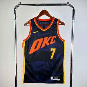2024 Season Oklahoma City Thunder City Edition #7 Chet Holmgren Jersey - Image 1