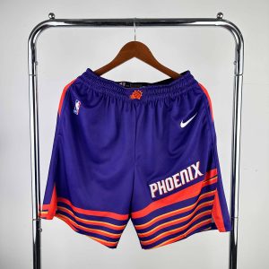 2024 Season Phoenix Suns Away Purple Basketball Shorts - Image 1