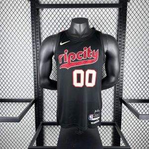 2024 Season Portland Trail Blazers City Edition #00 Scoot Henderson Jersey - Image 1