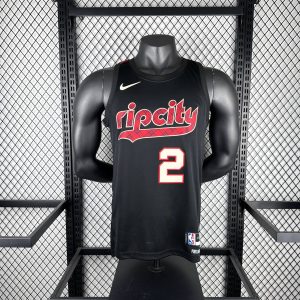 2024 Season Portland Trail Blazers City Edition #2 Deandre Ayton Jersey - Image 1