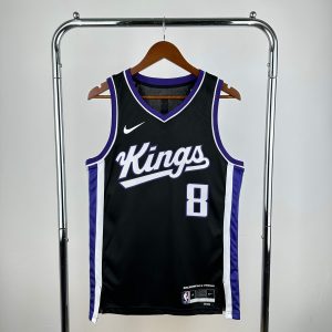 2024 Season Sacramento Kings Away Black #8 Zach LaVine Jersey - Image 1