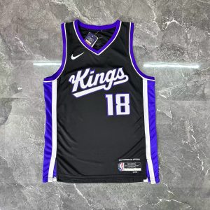 2024 Season Sacramento Kings Black #18 Russell Westbrook Jersey - Image 1