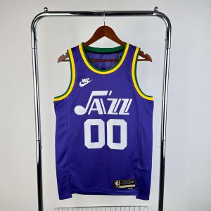 2024 Season Utah Jazz Retro #00 Jordan Clarkson Jersey - Image 1