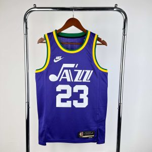 2024 Season Utah Jazz Retro #23 Lauri Markkanen Jersey - Image 1