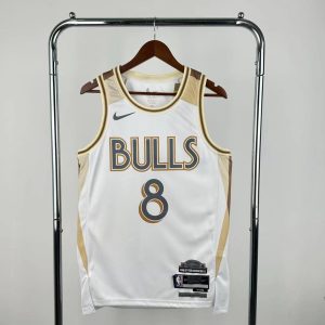 2025 Season Chicago Bulls City Edition #8 Zach LaVine Jersey - Image 1