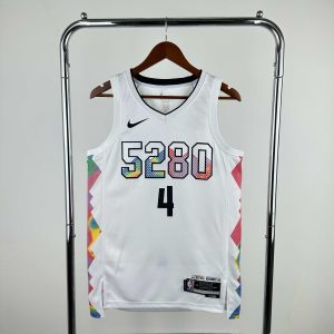 2025 Season Denver Nuggets City Edition #4 Russell Westbrook Jersey - Image 1