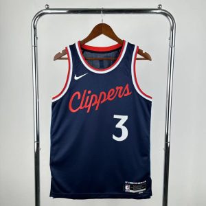 2025 Season Los Angeles Clippers Navy Blue #3 Chris Paul Jersey - Image 1