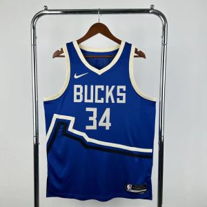 2025 Season Milwaukee Bucks City Edition #34 Giannis Antetokounmpo Jersey - Image 1