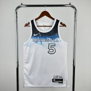 2025 Season Minnesota Timberwolves City Edition #5 Anthony Edwards Jersey - Image 1