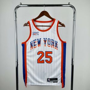 2025 Season New York Knicks City Edition #25 Mikal Bridges Jersey - Image 1