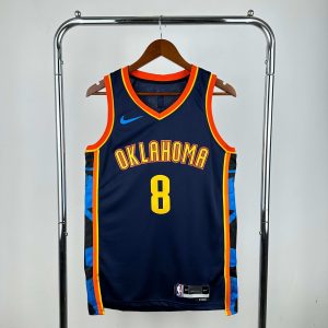 2025 Season Oklahoma City Thunder City Edition #8 Jalen Williams Jersey - Image 1