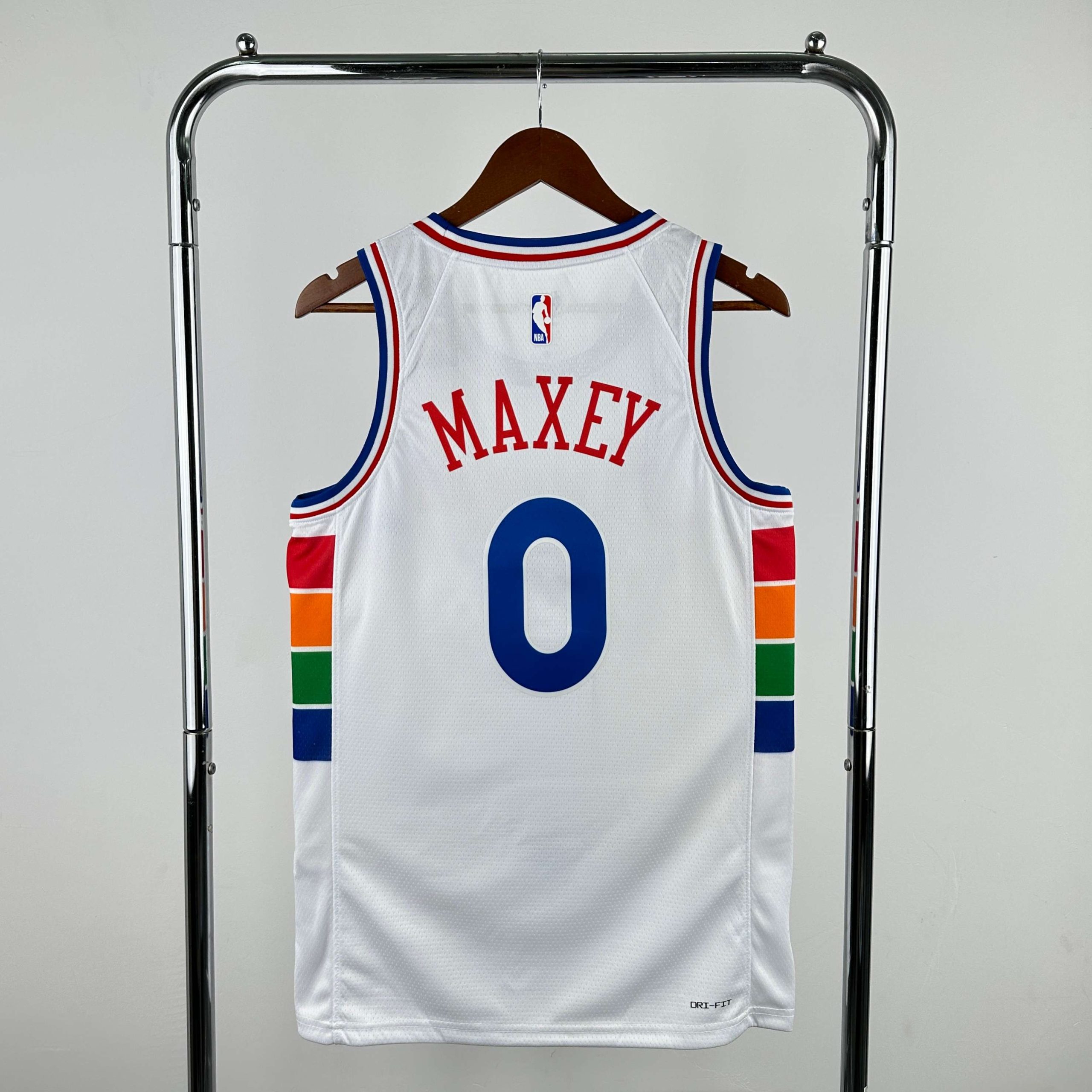 2025 season philadelphia 76ers city edition #0 tyrese maxey jersey image 2 2025 Season Philadelphia 76ers City Edition #0 Tyrese Maxey Jersey - Image 2