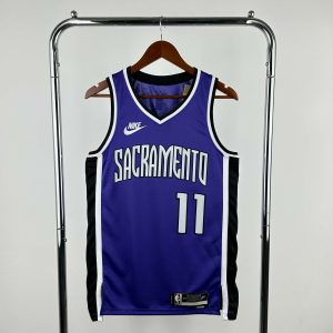 2025 Season Sacramento Kings Retro #11 Domantas Sabonis Jersey - Image 1