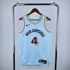 2025 Season San Antonio Spurs City Edition #4 De'Aaron Fox Jersey - Image 1
