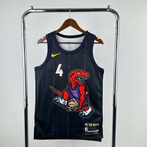 2025 Season Toronto Raptors City Edition #4 Scottie Barnes Jersey - Image 1