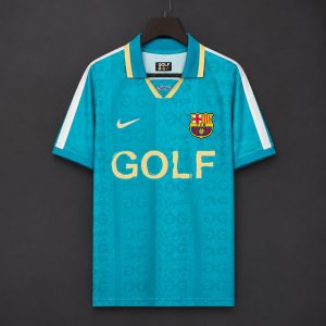 2026/27 Barcelona x Golf Wang El Clasico Light Blue Jersey - Front