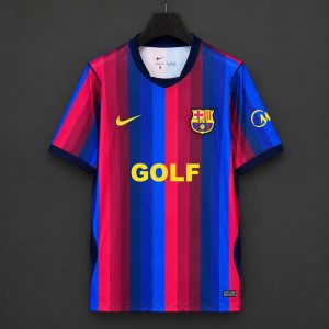 2026/27 Barcelona x Golf Wang El Clasico Red Blue Jersey - Front