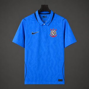 2026/27 Corinthians Third Blue Patterned Jersey - Front