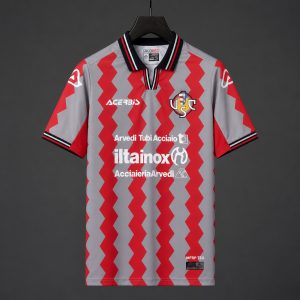 2026/27 Cremonese Home Red Grey Jersey - Front
