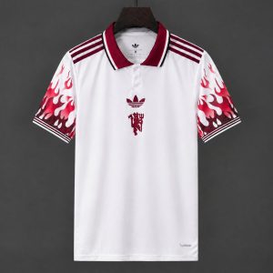 2026/27 Manchester United Training Flame White Jersey - Front