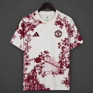 2026/27 Manchester United Training Floral White Jersey - Front
