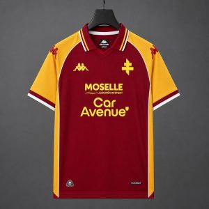 2026/27 Metz Home Red Yellow Jersey - Front
