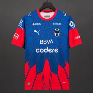 2026/27 Rayados Monterrey Red Blue Jersey - Front