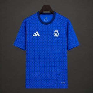 2026/27 Real Madrid 125 Years Anniversary Pre-Match Blue Shirt - Front