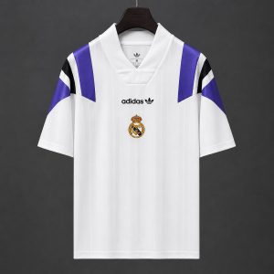 2026/27 Real Madrid EQT White Purple Jersey - Front