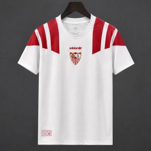 2026/27 Sevilla White Red EQT Red Jersey - Front