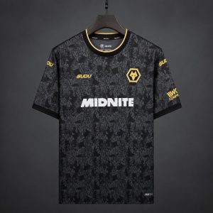 2026/27 Wolverhampton Wanderers Wolves Third Black Jersey - Front