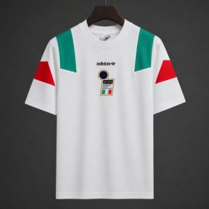 2026 Italy White Re-Make Vintage White Cotton Shirt - Front