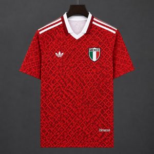 2026 Mexico Centenary 100 Years Anniversary Red Jersey - Front