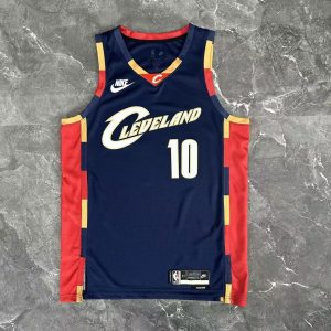 2026 Season Cleveland Cavaliers Retro #10 Darius Garland Jersey - Image 1