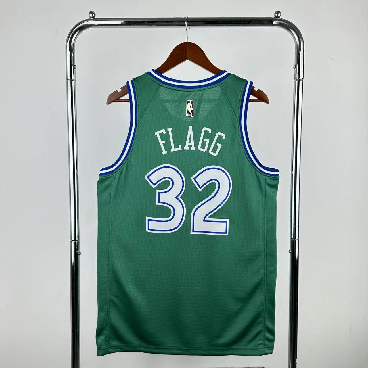 2026 season dallas mavericks retro green #32 cooper flagg jersey image 2 2026 Season Dallas Mavericks Retro Green #32 Cooper Flagg Jersey - Image 2