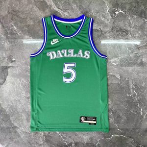 2026 Season Dallas Mavericks Retro Green #5 D'Angelo Russell Jersey - Image 1