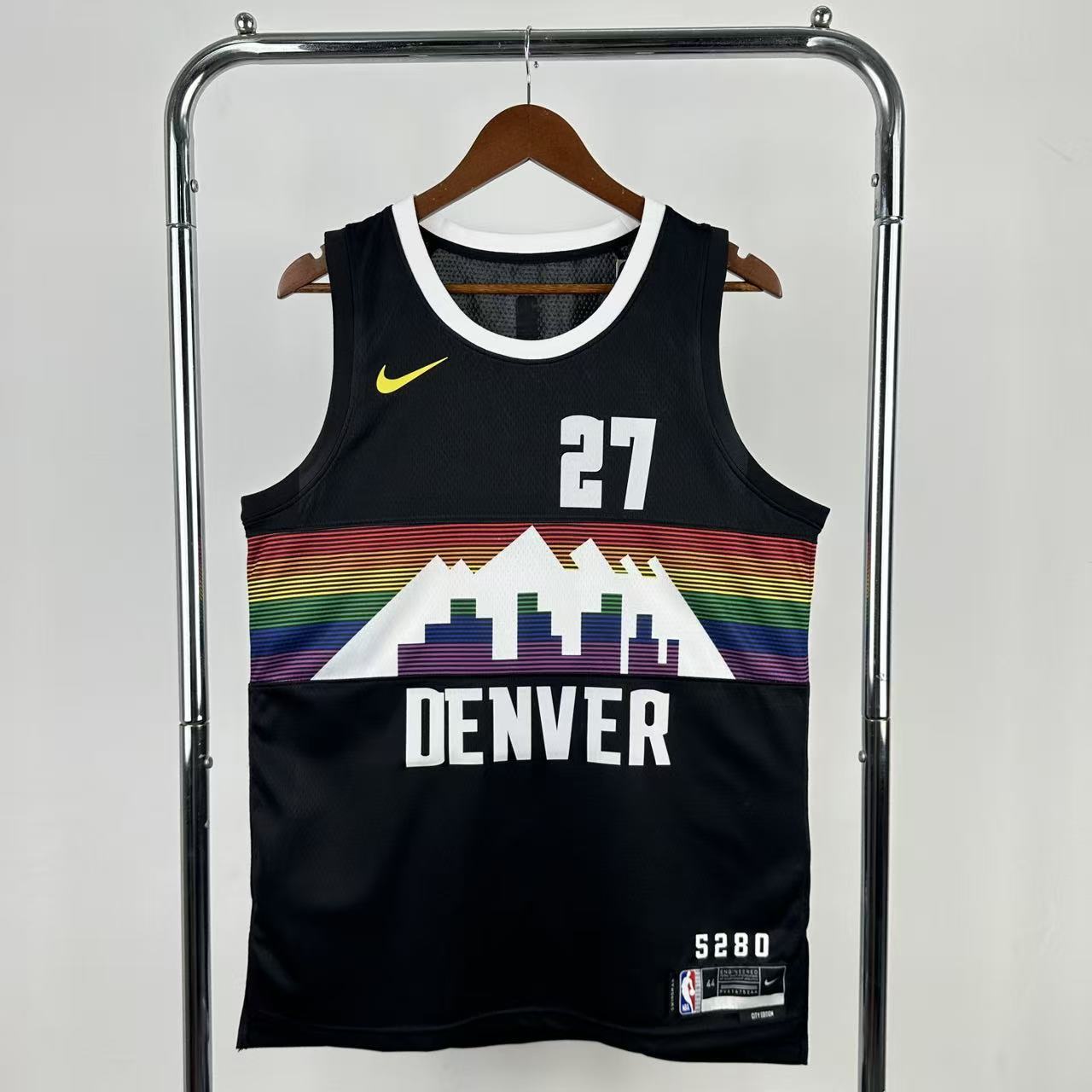 2026 season denver nuggets city edition #27 jamal murray jersey image 1 2026 Season Denver Nuggets City Edition #27 Jamal Murray Jersey - Image 1