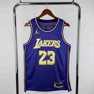 2026 Season Los Angeles Lakers Jordan Edition #23 LeBron James Jersey - Image 1