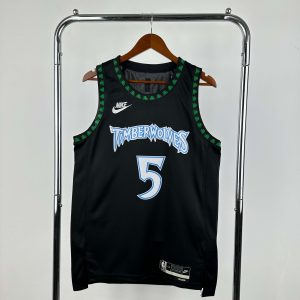 2026 Season Minnesota Timberwolves Retro #5 Anthony Edwards Jersey - Image 1