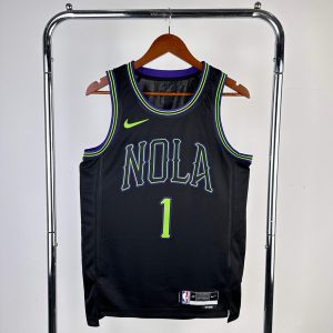 2026 Season New Orleans Pelicans City Edition #1 Zion Williamson Jersey - Image 1