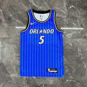 New arrivals 2026 Season Orlando Magic Away Blue #5 Paolo Banchero Jersey - Image 1