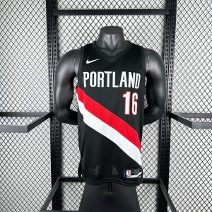 2026 Season Portland Trail Blazers Away Black #0 Damian Lillard Jersey - Image 1