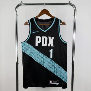 2026 Season Portland Trail Blazers City Edition #1 Ja Morant Jersey - Image 1