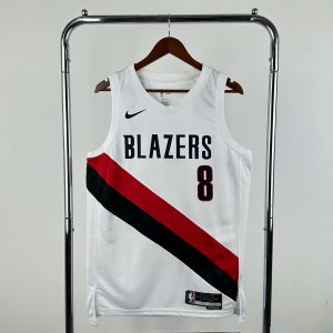 2026 Season Portland Trail Blazers Home White #8 Deni Avdija Jersey - Image 1