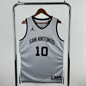 2026 Season San Antonio Spurs Limited Edition Gray #10 Jeremy Sochan Jersey - Image 1